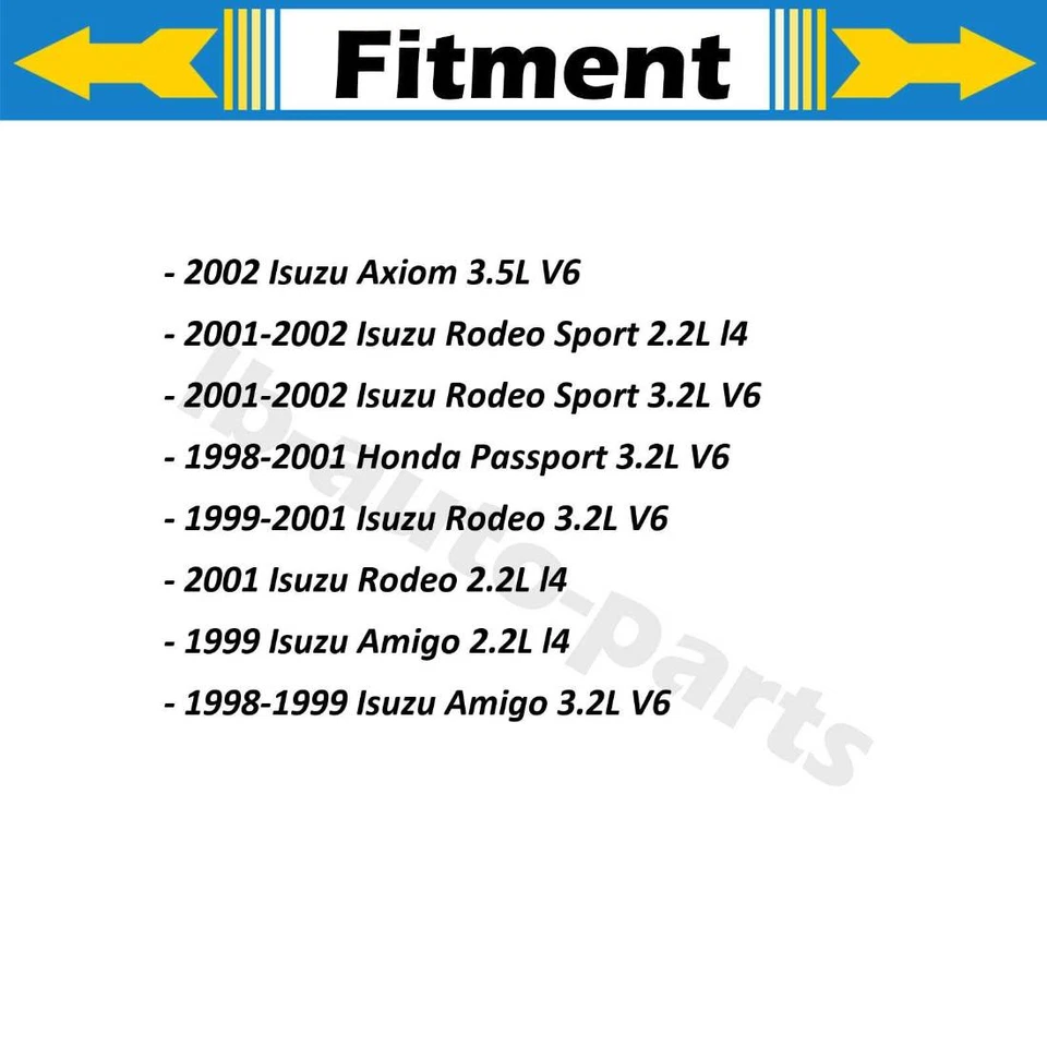 2x Manguera de freno delantera para Honda Passport 3,2 L 1998-2001 Isuzu Amigo 2,2 L 1999 Foto 2 de 4