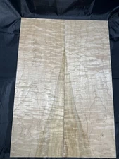 #787 Curly Maple Drop Top Lam Top Luthier Guitar Figured Wood Bookmatched Set