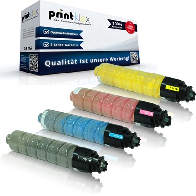 4x Premium Tonerkartuschen für Ricoh 821074-821077 Color Set - Office Plus Serie