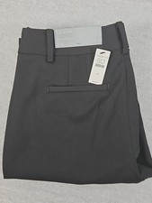 Talbots Pants 4 NAVY BLUE Barely Bootcut Trousers Career Classic Stretch NEW