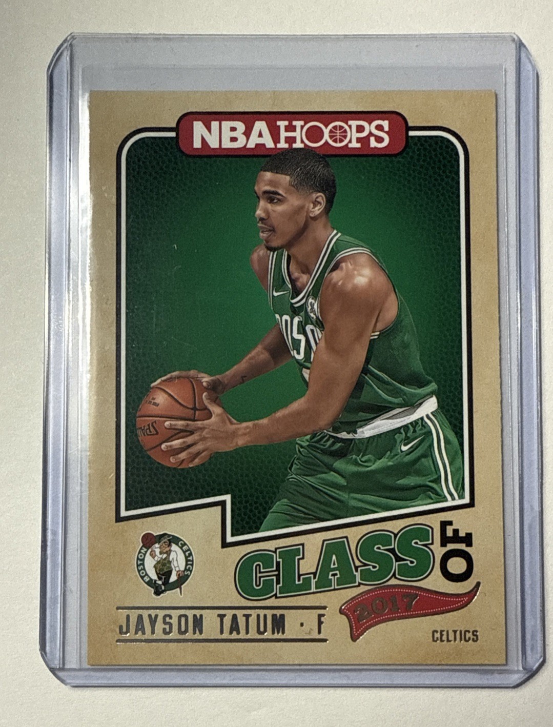 2017-18 NBA HOOPS JAYSON TATUM CLASS OF 2017 ROOKIE #3 BOSTON CELTICS RC