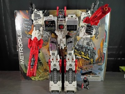 TRANSFORMERS SDCC METROPLEX 2013 TITAN CLASS FIGURE HASBRO Used Complete