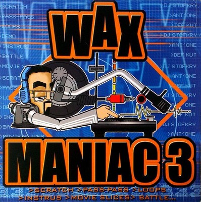 Dj Stofkry, Ant'one, Def Kut - Wax Maniac 3 (LP, Promo) 2001 (VG|VG)
