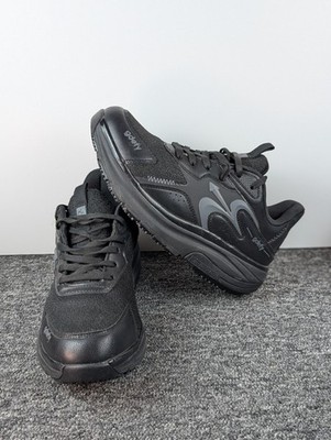 Gravity Defyer Walking Shoes Mens 8 Black Athletic Gdefy Comfort TB9037MBL-M EUC