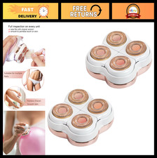 2 Pack Women's Legs Replacement Heads for Flawless Hair Removal Shaver