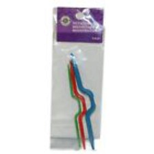 38744 - 2pk Straight Cable Needles For Intricate Knitting Patterns And Creative