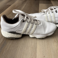 Adidas Tour360 Men's Golf Cleats Shoes Cloud White/Silver Size 10.5