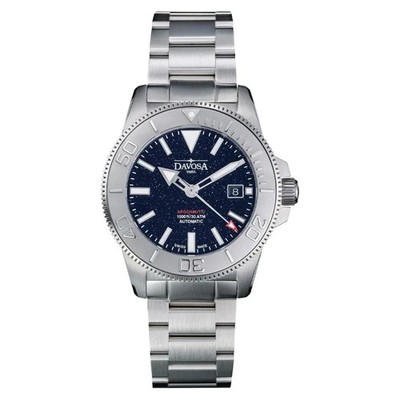 Davosa Argonautic Celeos 161.544.40 Taucheruhr mit Armband   Herrenuhr für Tauch