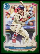 2020 Topps Gypsy Queen Adam Haseley 199 Green Philadelphia Phillies