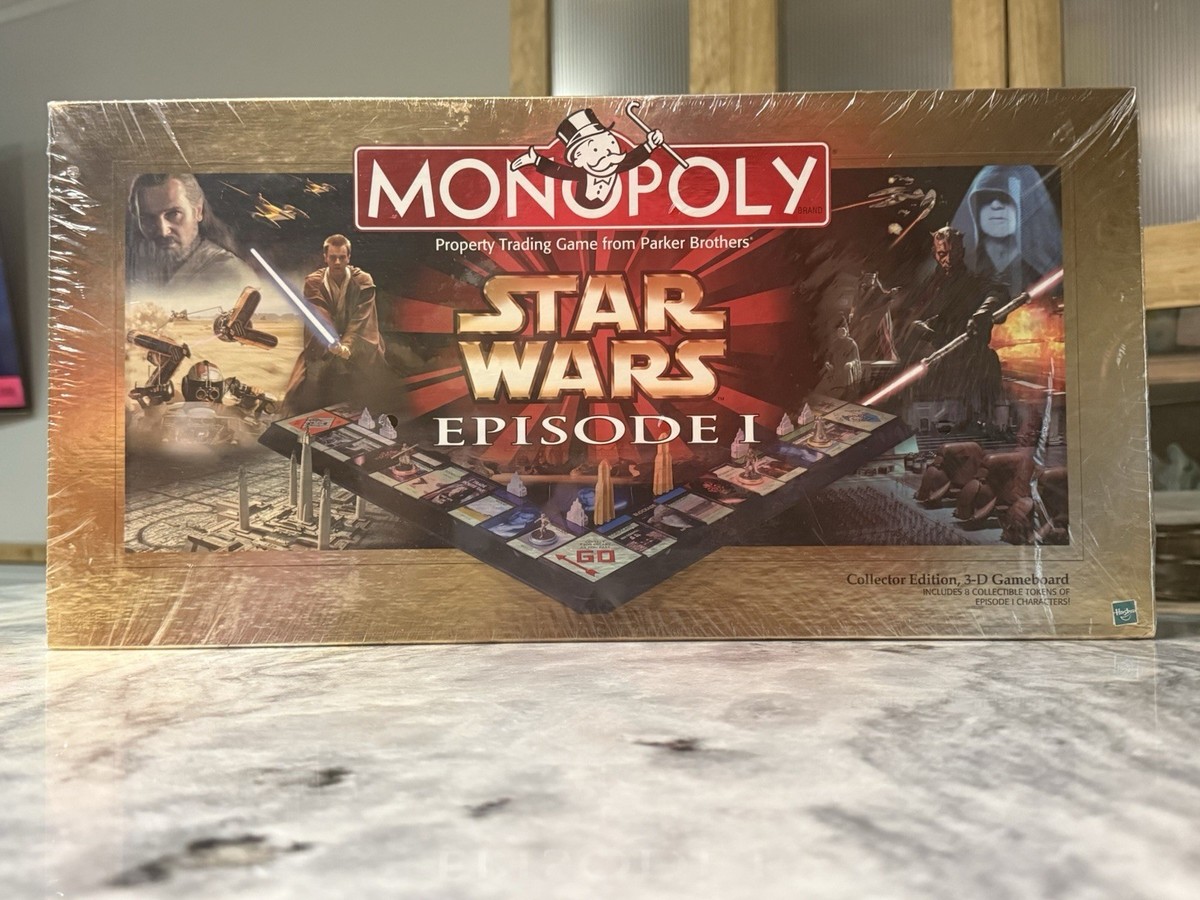 【限定】MONOPOLY  〜STAR WARS  EPISODE Ⅰ 〜 Amazon.com: Hasbro Monopoly Star Wars Episode I Board Game