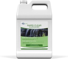 Pond Water Clarifier Liquid Treats 80000 Gallons Clears Debris Safe Fish