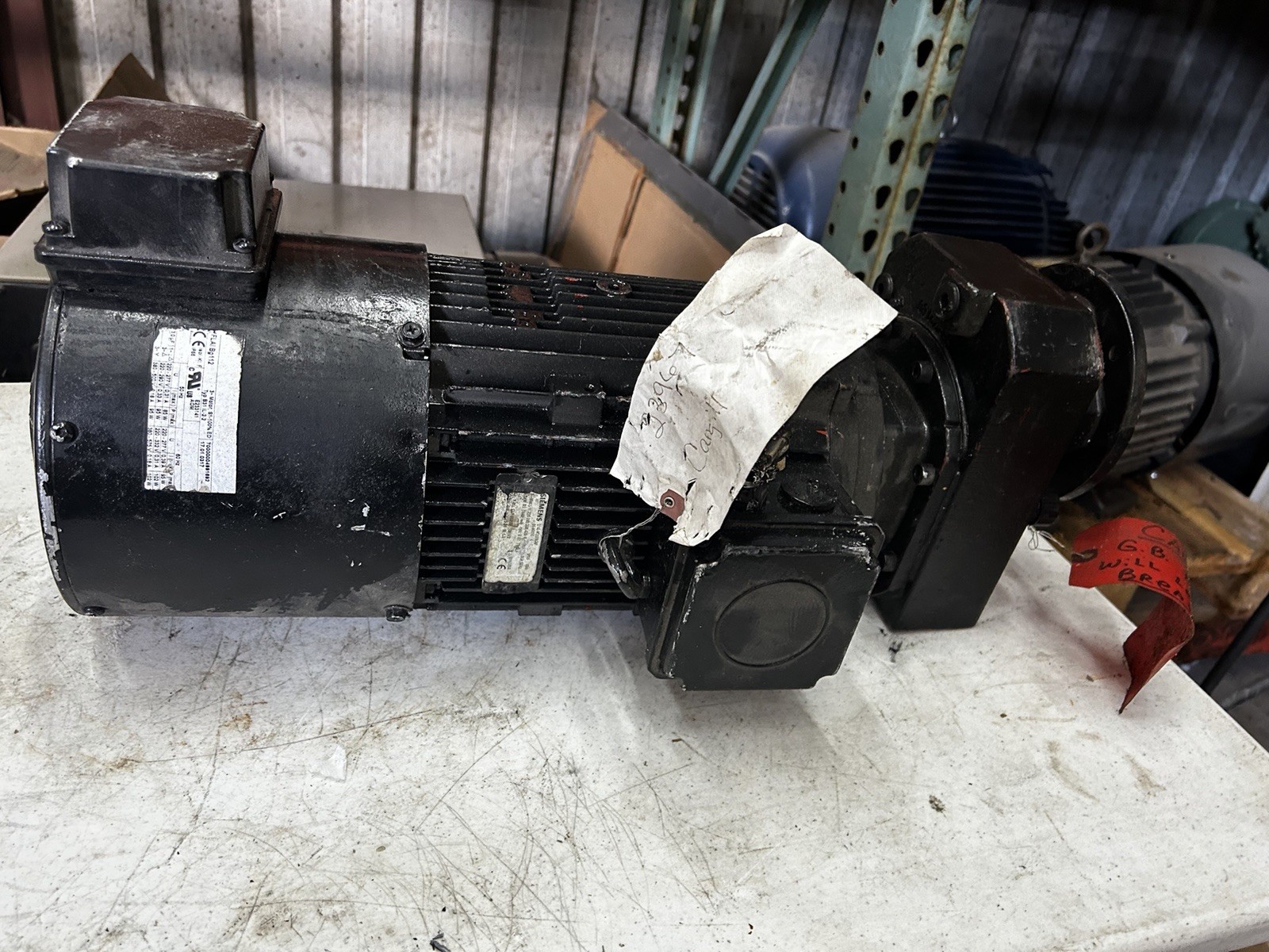 Siemens EF48-M112M04F 5kW 6.7HP 1440RPM 3PH Gearmotor WISTRO FLAI BG112