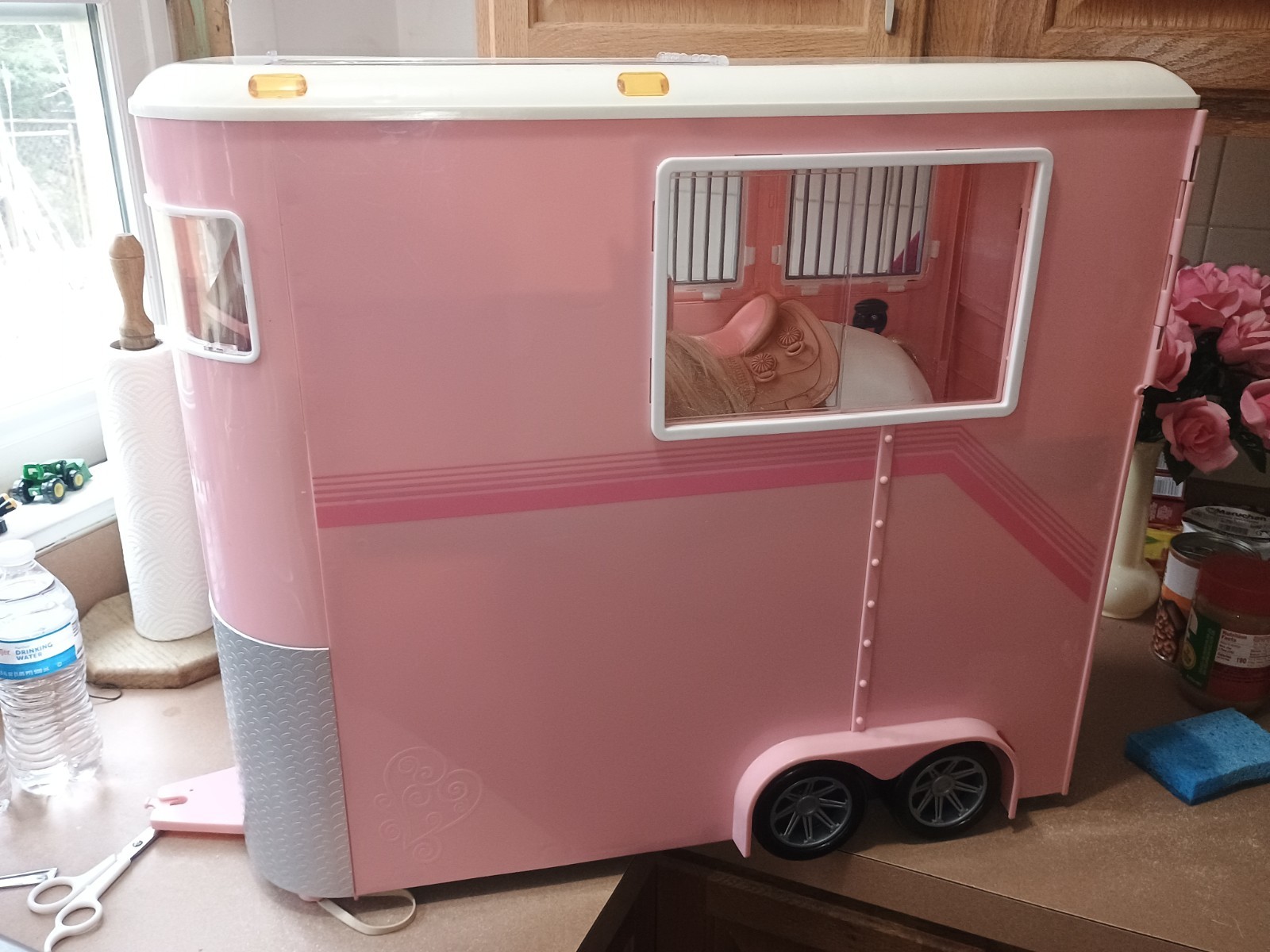 Our Generation Horse Trailer And  Horse 