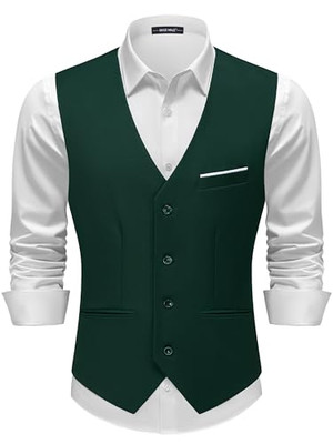 green emerald velvet dress Men Emerald Green Vest Coat & Pant