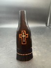Vintage Wood Carved Painted Russian Orthodox Priest Figure Kamilavka Hat — photo 5