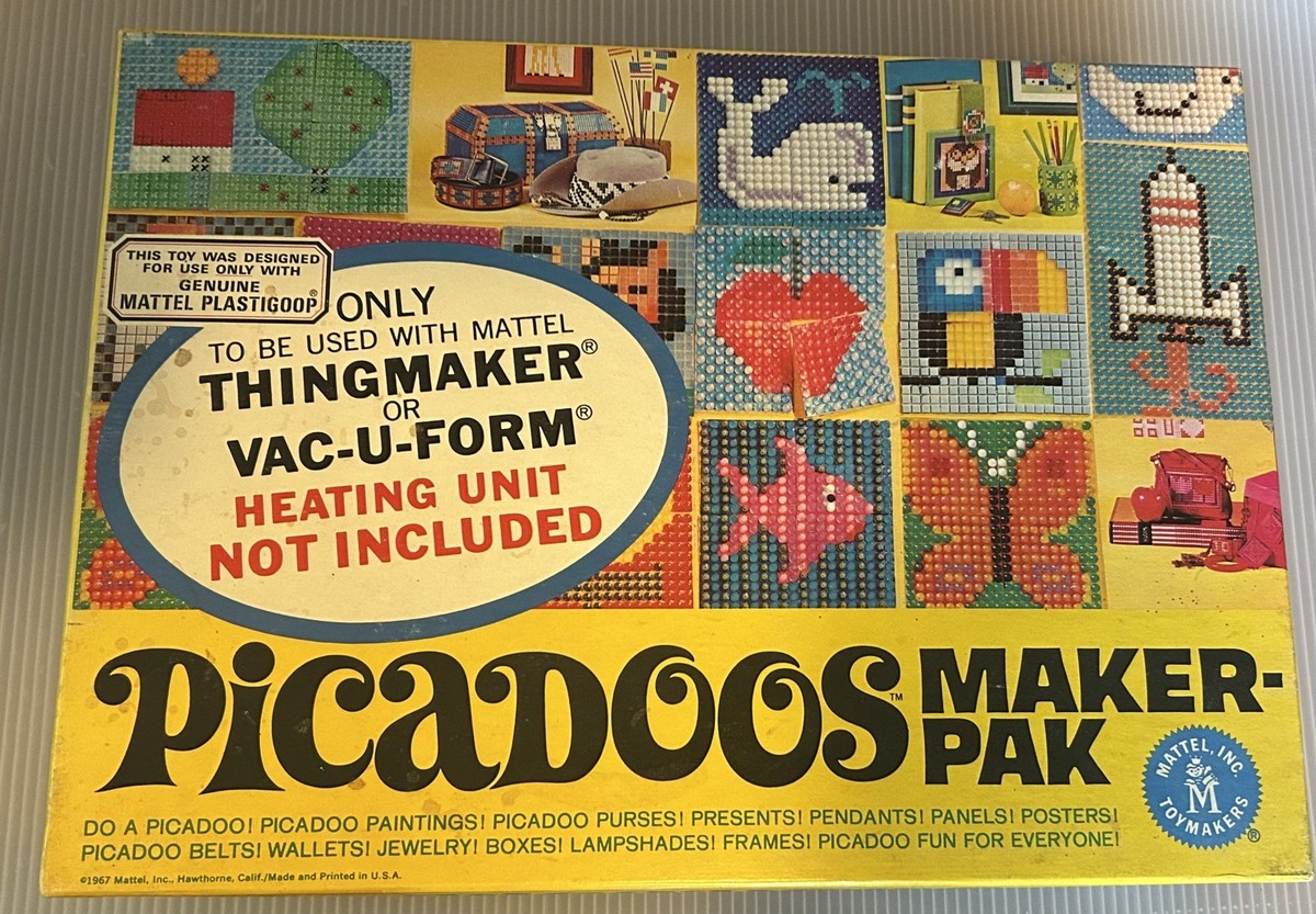 Mattel Thingmaker Creepy Crawlers Picadoos Maker Pak (1967