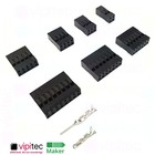 Zweireihige Dupont Gehäuse Stecker Buchse Crimpkontakt Pin Terminal Jumper Set