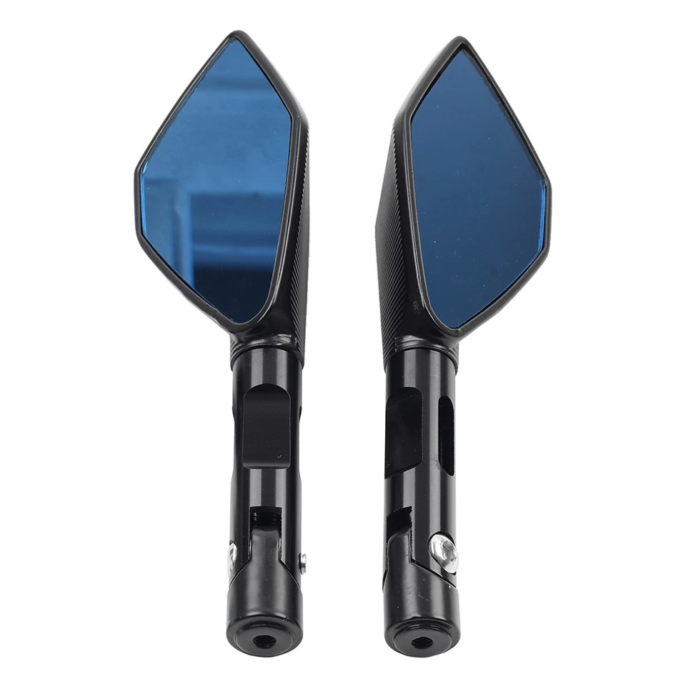 Manillar retrovisores laterales negros para motocicleta Yamaha YZF R6 2008-2015 Foto 3 de 4