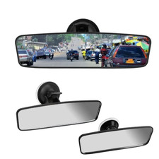 Car Rear View Mirror,Car Interior Suction Cup Rearview Mirror for Driving Test