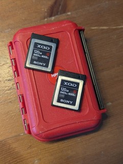 2x Sony XQD 120GB G Series Memory Card 440MB/s With Case