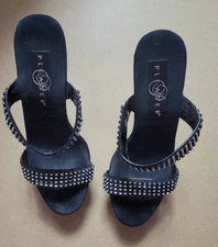 Pleaser Stilettos Slip On Sparkle 8