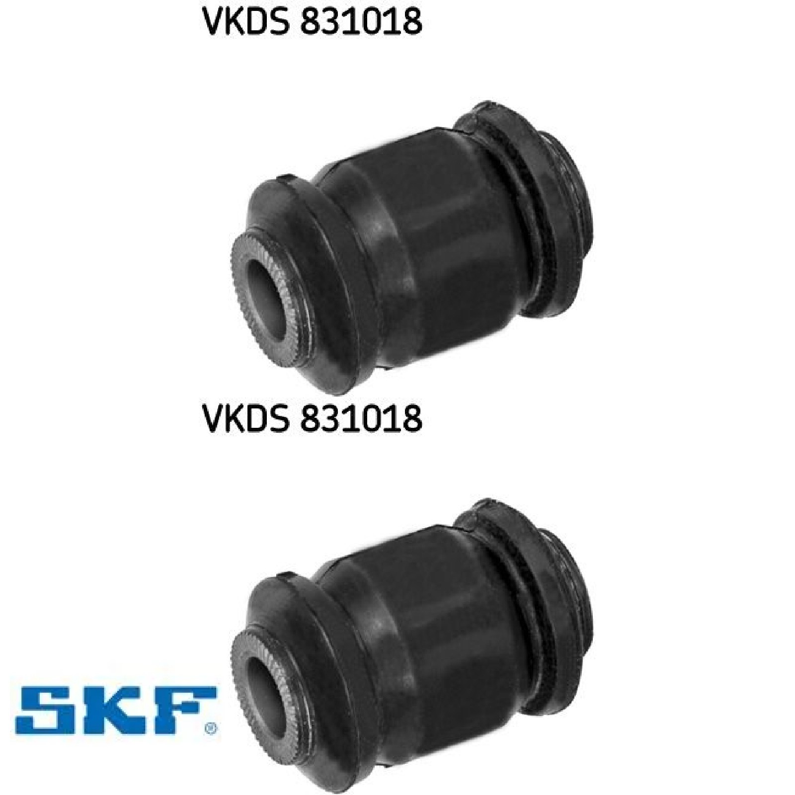 SKF Lenkerlagerung VKDS 831018 Position Vorderachse beidseitig Außendurchmesser 42,5 mm Höhe 78 mm Länge 76 mm Breite 49 mm - OE Qualität - Bild 3