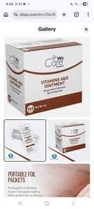 Dynarex Vitamins A&D Ointment (Box of 144) 5g Packets (1150)