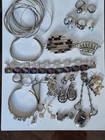 Vintage 32 Sterling 925 Earrings Bracelets Brooch  Rings LapisNecklaces Lot