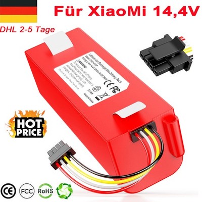 14,4V 6,9Ah Ersatzakku für Xiaomi Akku Li-Ion Roborock S55 S51 S50 S5 MAX S6 T7