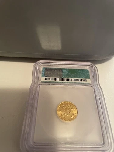 U.S. Mint 2005 $5 Gold Eagle 1/10 oz ICG MS70 Certified Coin