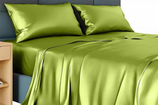 Queen Silk Sheet Set  True Silk Sheets Set -Hotel Luxury Bed Sheets - Extra Soft