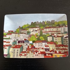 ALMA DE LISBOA Vista Alegre Plate/Platter (Portugal) by Beatriz Lamanna Lisbon