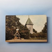 Farnborough Postcard 1910 Hamshire Parish Church Sent Malplaquet Barracks Army