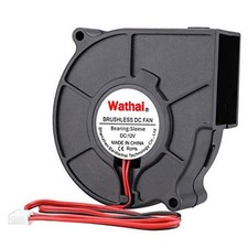 DC Centrifugal Fan 12V 75mm x 30mm Brushless Cooling Turbo Blower Fan 12V 2Pin