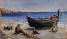 Henri Lautrec Fishing Boat 1880 17"x 22" Archival Art Print