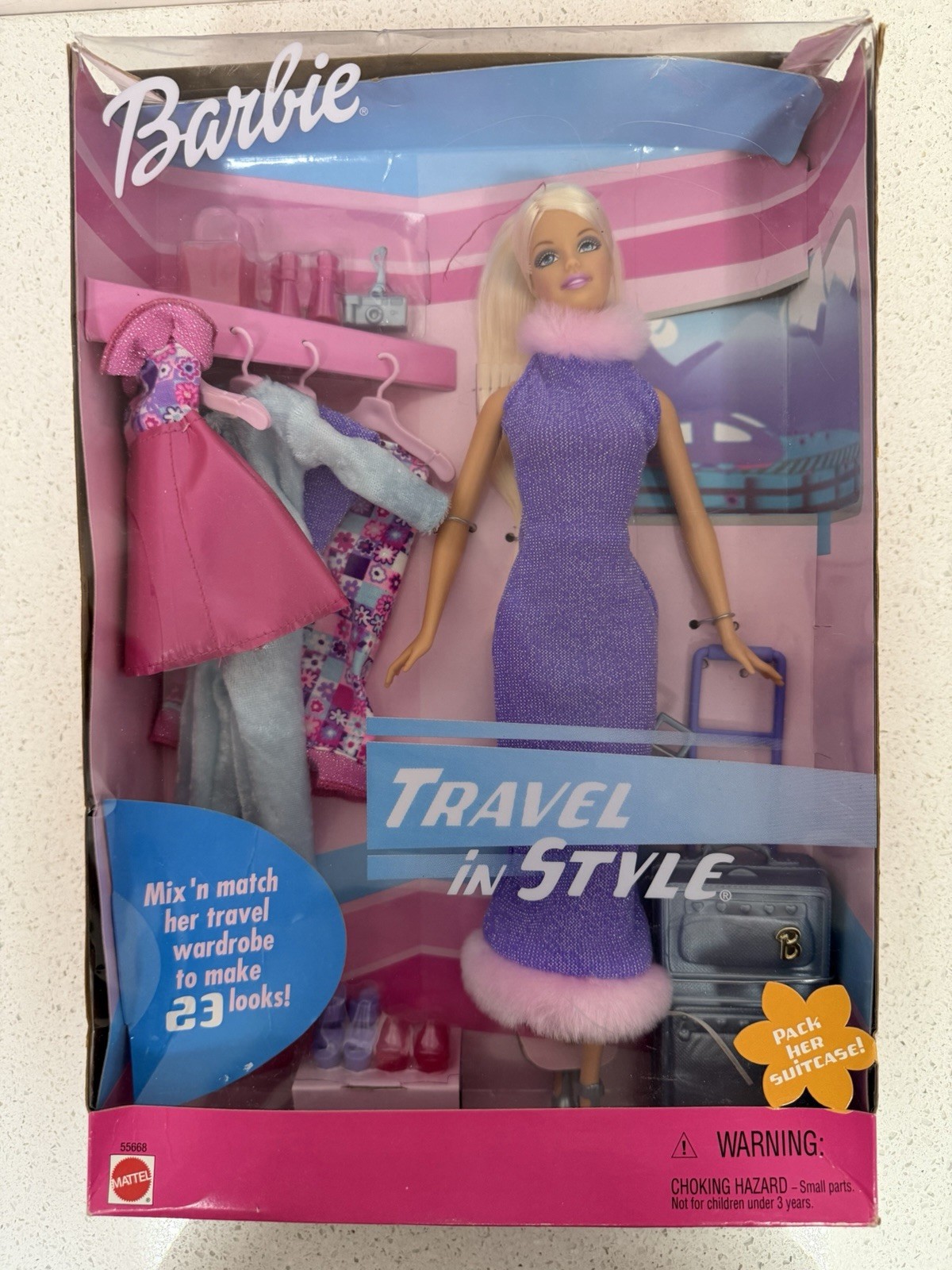 Vintage Barbie Travel in Style Doll 2001 Mattel 55668