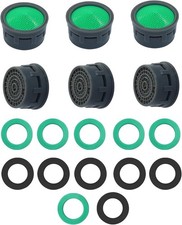 6Pcs Faucet Aerator Flow Restrictor Insert Internal and External Thread Faucet