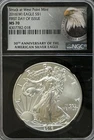 2016-W American Silver Eagle, MS 70 NGC, NR.