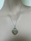 🔴Authentic TIFFANY & CO Sterling Silver Initial “G” Heart Pendent Necklace🔴 — photo 2