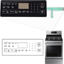 DG34-00027B Duarble Membrane Switch Touchpad For Samsung Range Oven, NX58J5600SG