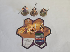 Heroscape Tagawa Samurai -Complete, VGC, w/ tokens- Zanafor's Discovery