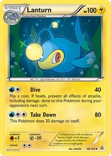 Lanturn 58/160 XY - Primal Clash PRC Pokemon LP