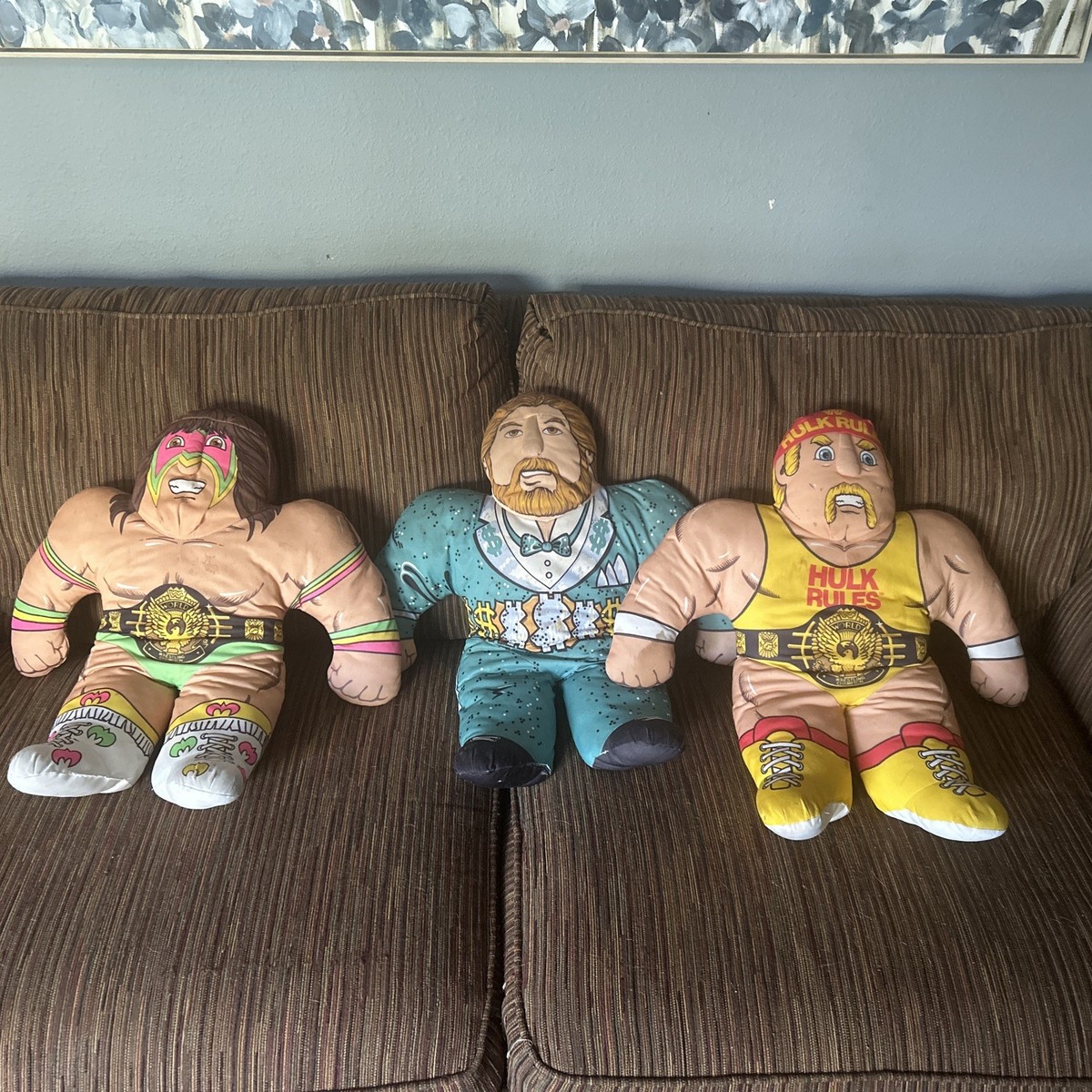 90’S WWF レスリング バディ ぬいぐるみ Vintage 90s Wrestling Buddies Hulk, Million dollar Man And