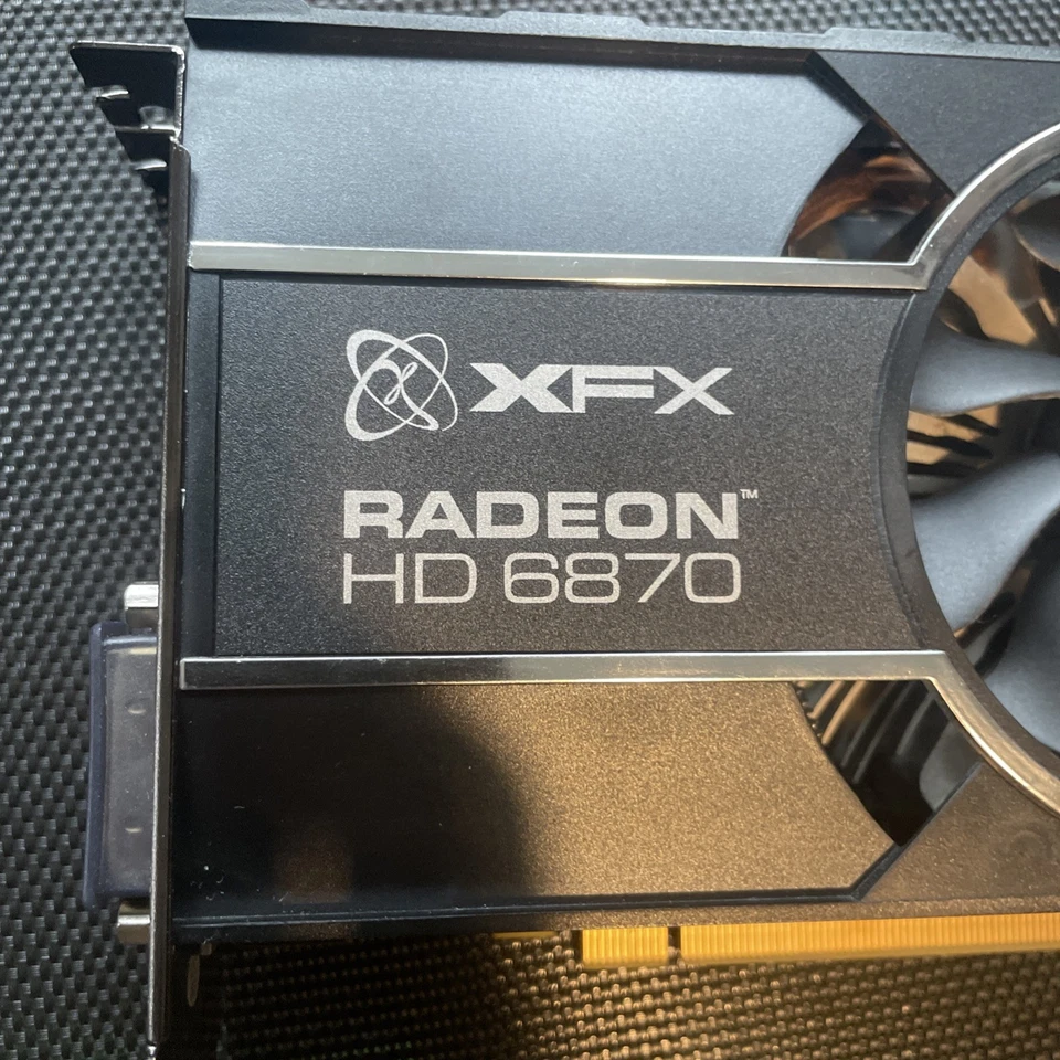 XFX Radeon HD6870 1GB DDR5 HD-687A-ZH VGA/HDMI Video Graphics Card Not Tested - Image 2 of 4