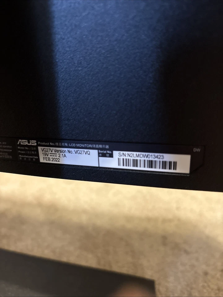 ASUS TUF Gaming VG27VQ 27" Curved 165Hz 1ms FHD Gaming Monitor - VG27VQ - Image 3 of 3