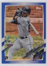 2021 Topps Opening Day Opening Day Edition Blue Foil Eddy Alvarez #8 0b3
