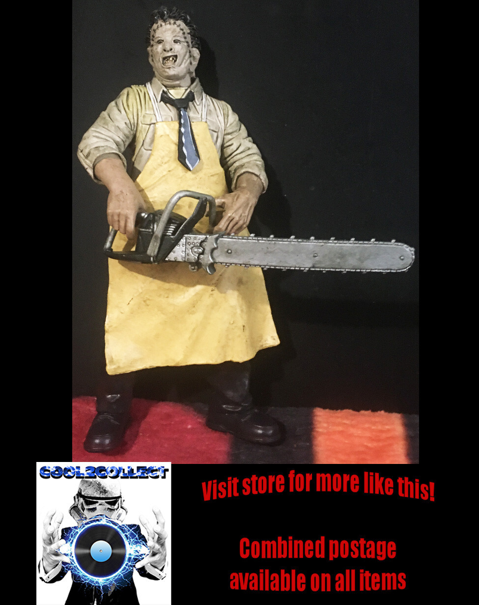 Texas Chainsaw Massacre Action Figure Leatherface with chainsaw eBay