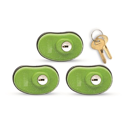 New Lockdown Keyed Trigger Locks Heavy-duty Bolt Secures Combination 3 Pack