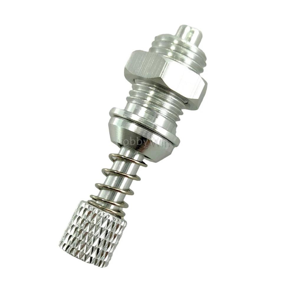 Silver Aluminum Medium Revolving Canopy Mounting Lock RC Racing Speedboat part - Image 2 of 4