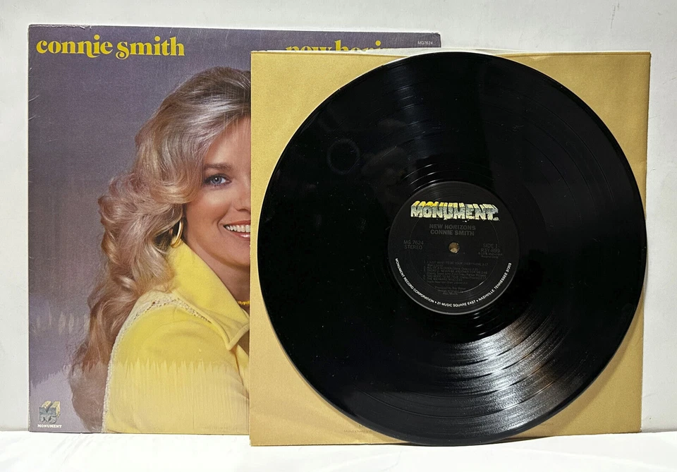 Vinyl Connie Smith LP New Horizons 1978 Shrink NM/NM - Image 3 of 3